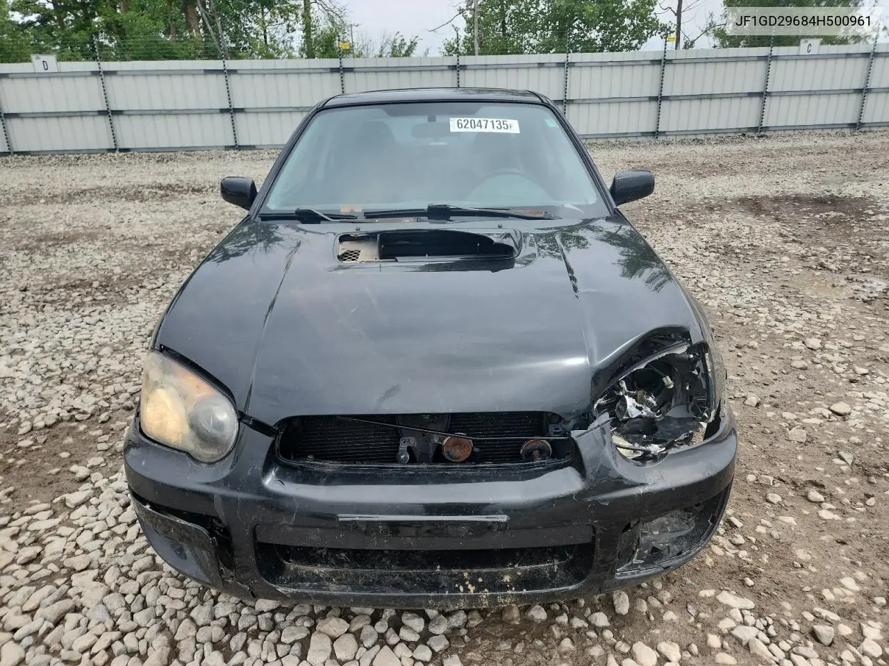 2004 Subaru Impreza Wrx VIN: JF1GD29684H500961 Lot: 62047135
