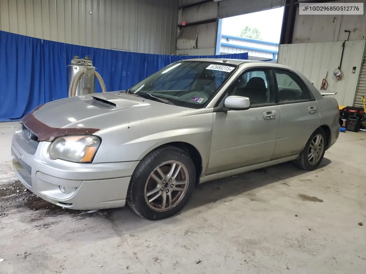 2005 Subaru Impreza Wrx VIN: JF1GD29685G512776 Lot: 62680215