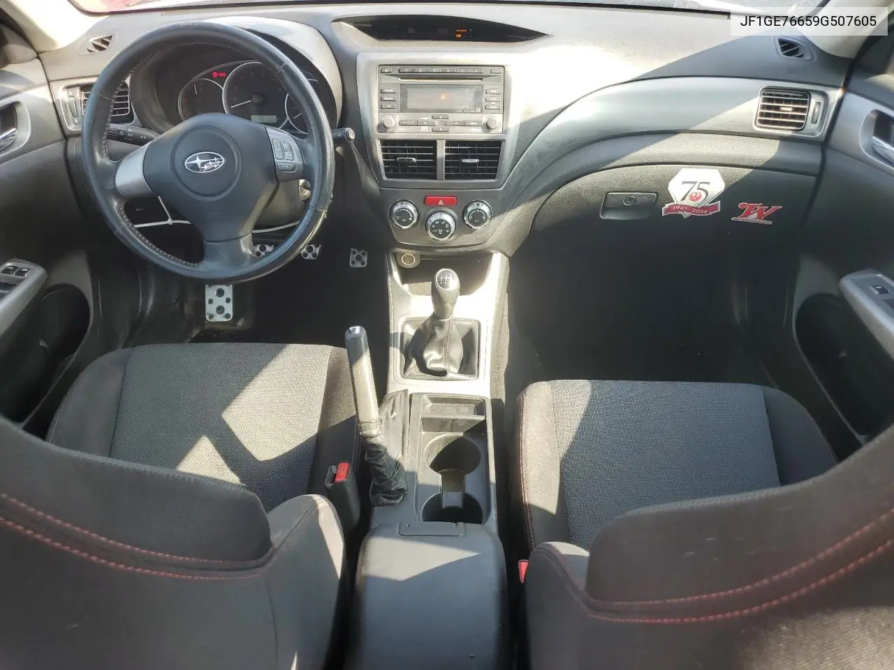 2009 Subaru Impreza Wrx VIN: JF1GE76659G507605 Lot: 61822935