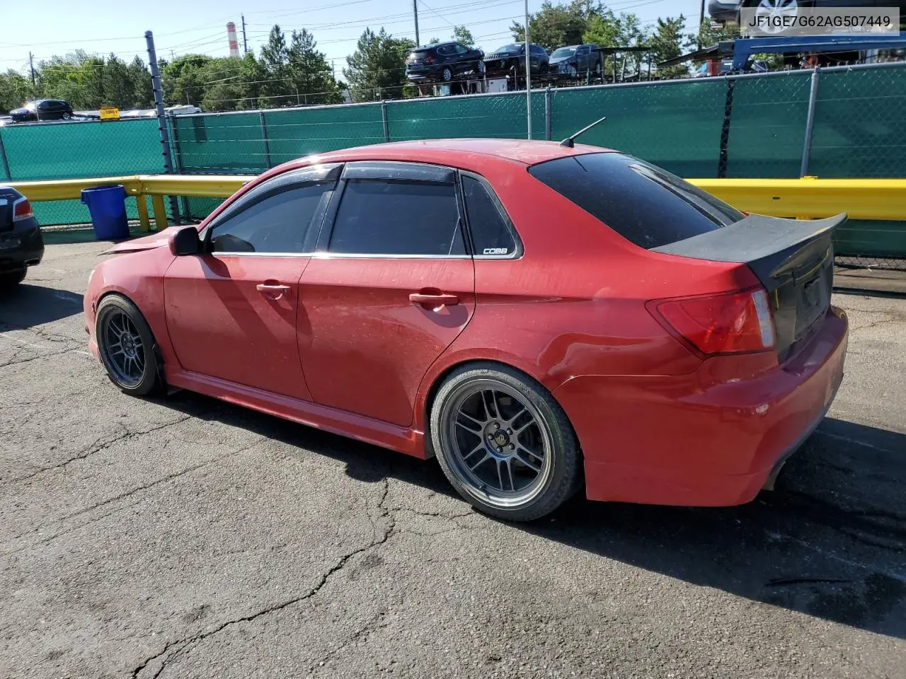 2010 Subaru Impreza Wrx Limited VIN: JF1GE7G62AG507449 Lot: 62483365