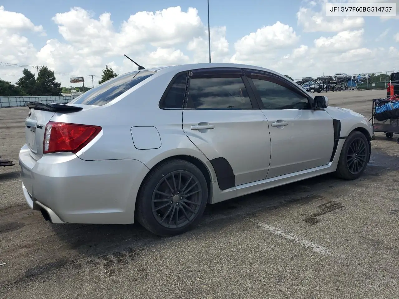2011 Subaru Impreza Wrx VIN: JF1GV7F60BG514757 Lot: 61922645