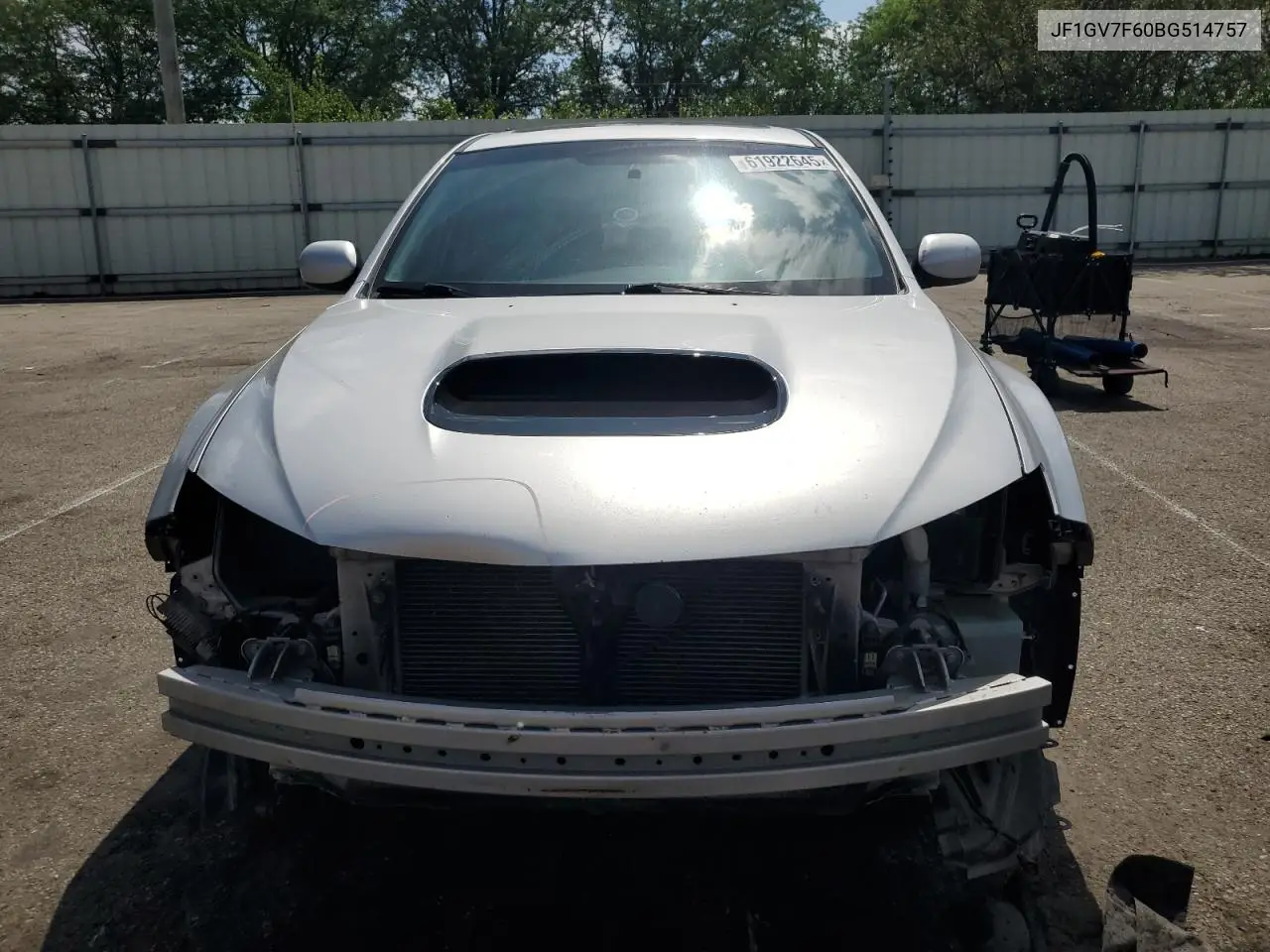 2011 Subaru Impreza Wrx VIN: JF1GV7F60BG514757 Lot: 61922645