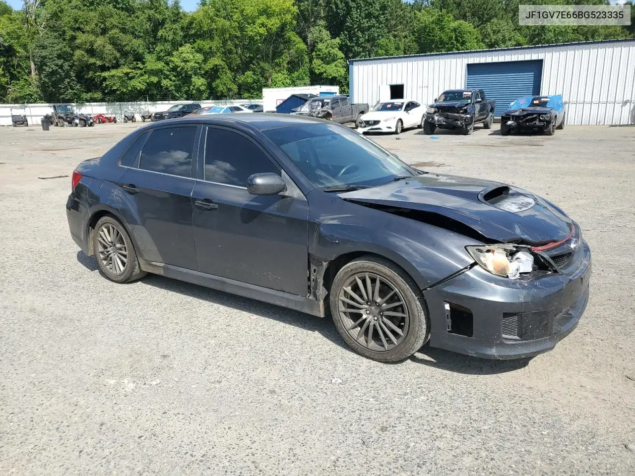 2011 Subaru Impreza Wrx VIN: JF1GV7E66BG523335 Lot: 62670255