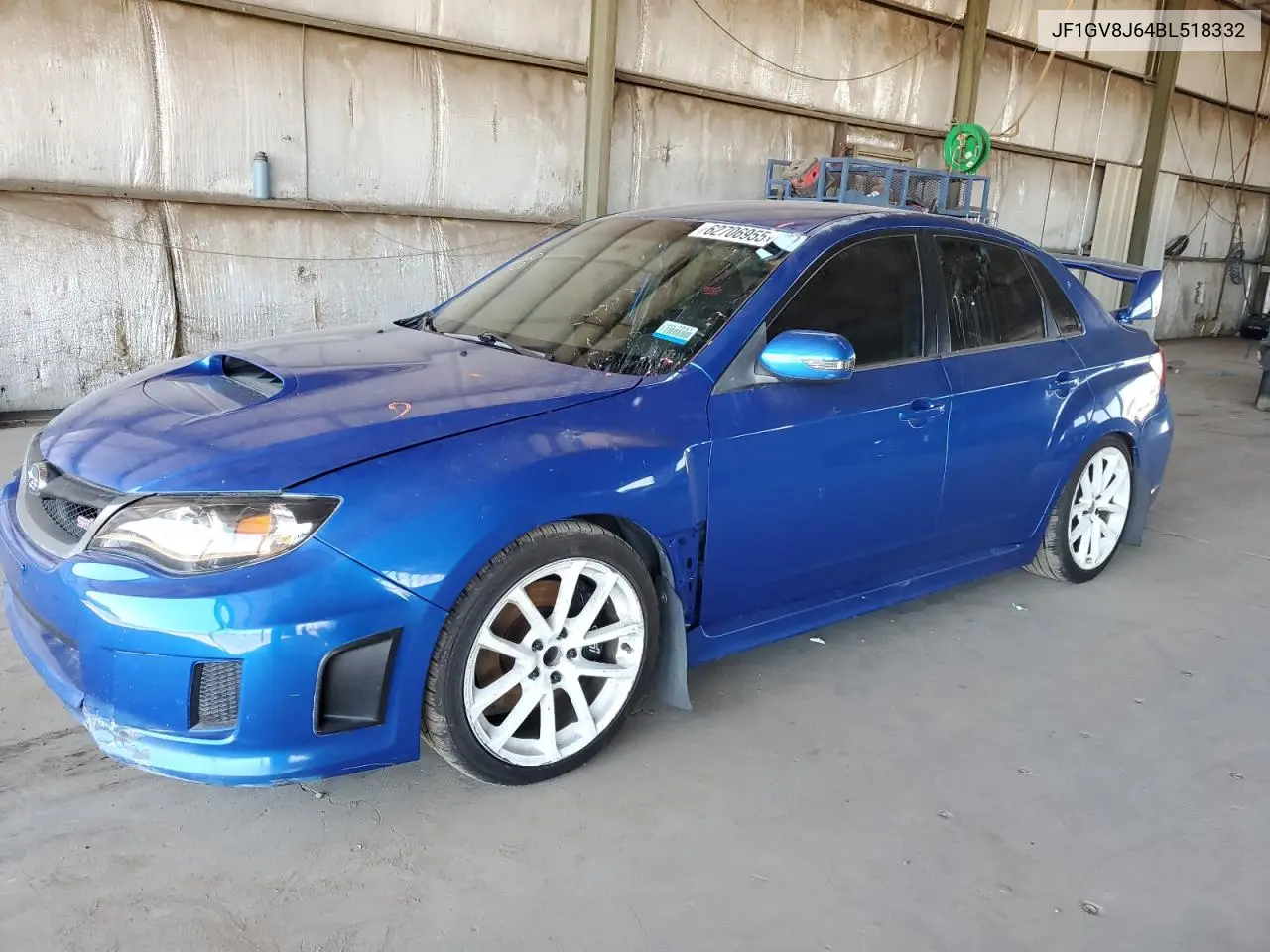 2011 Subaru Impreza Wrx Sti VIN: JF1GV8J64BL518332 Lot: 62706955