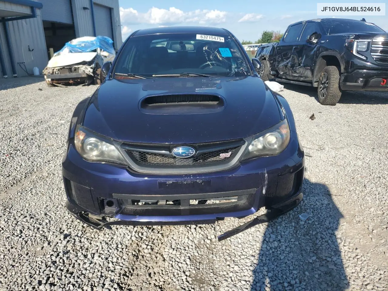 2011 Subaru Impreza Wrx Sti VIN: JF1GV8J64BL524616 Lot: 63215475