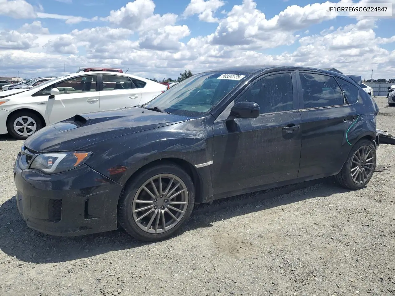 2012 Subaru Impreza Wrx VIN: JF1GR7E69CG224847 Lot: 56594225