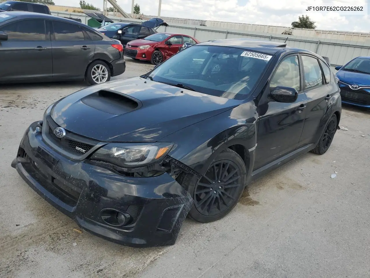 2012 Subaru Impreza Wrx VIN: JF1GR7E62CG226262 Lot: 62505665