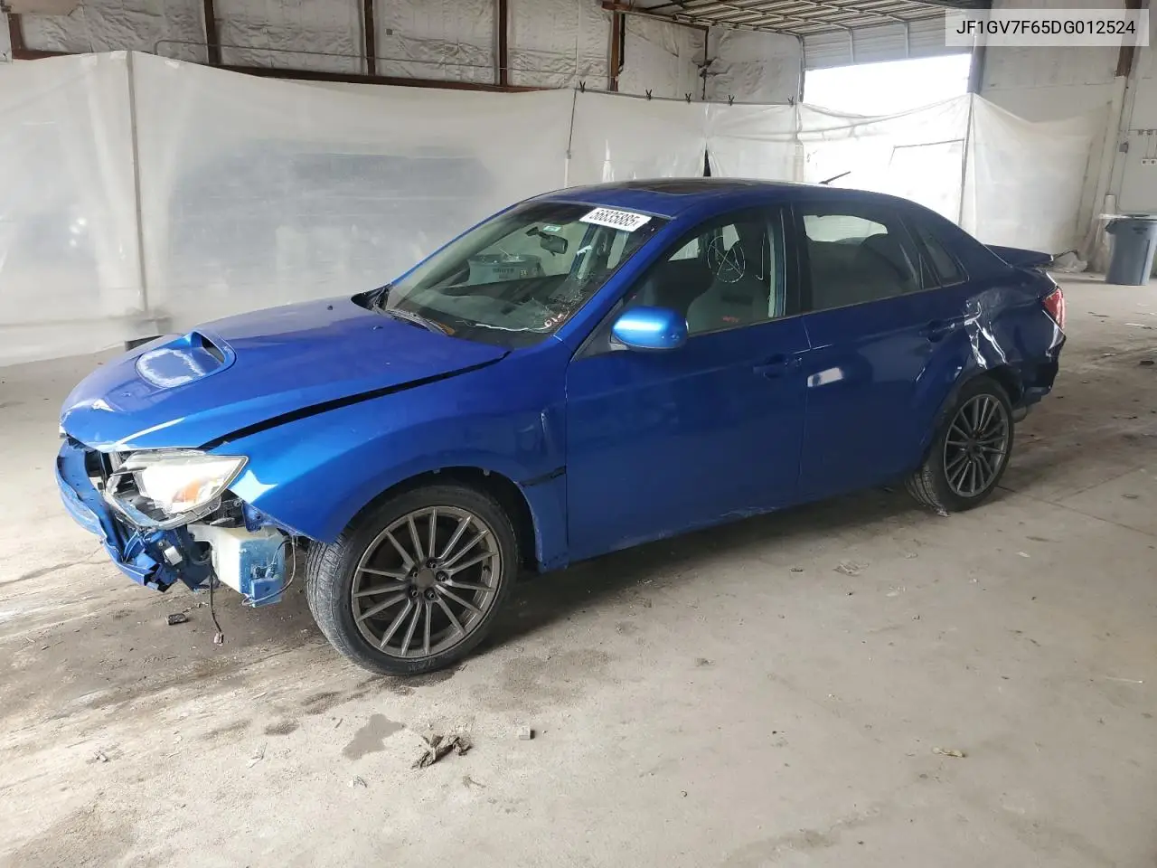 2013 Subaru Impreza Wrx VIN: JF1GV7F65DG012524 Lot: 56835885