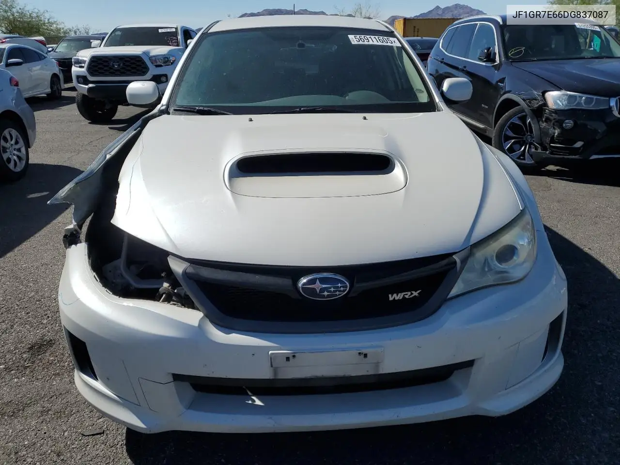 2013 Subaru Impreza Wrx VIN: JF1GR7E66DG837087 Lot: 56911605