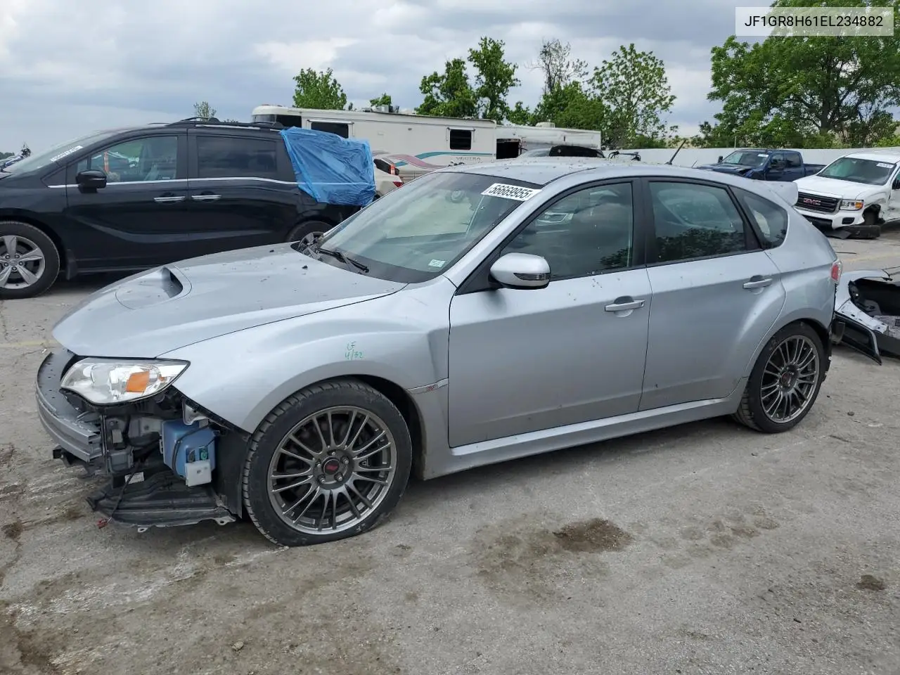 2014 Subaru Impreza Wrx Sti VIN: JF1GR8H61EL234882 Lot: 56669955