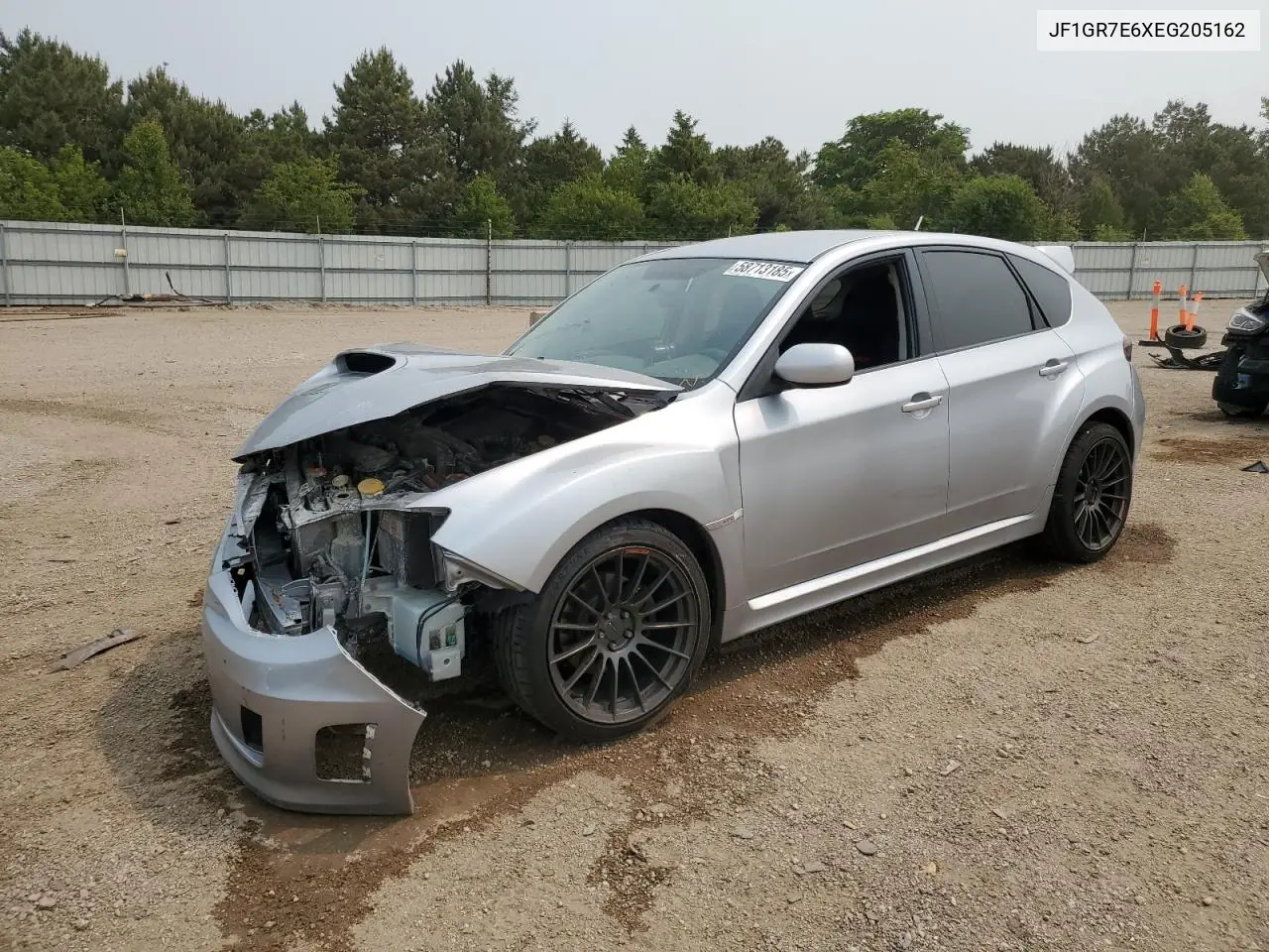 2014 Subaru Impreza Wrx VIN: JF1GR7E6XEG205162 Lot: 58713185