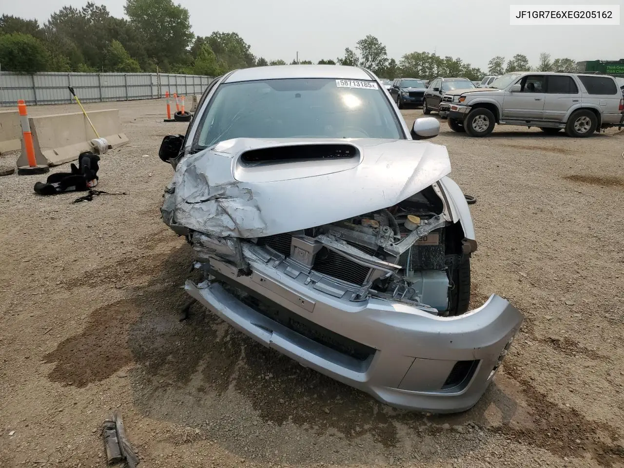 2014 Subaru Impreza Wrx VIN: JF1GR7E6XEG205162 Lot: 58713185