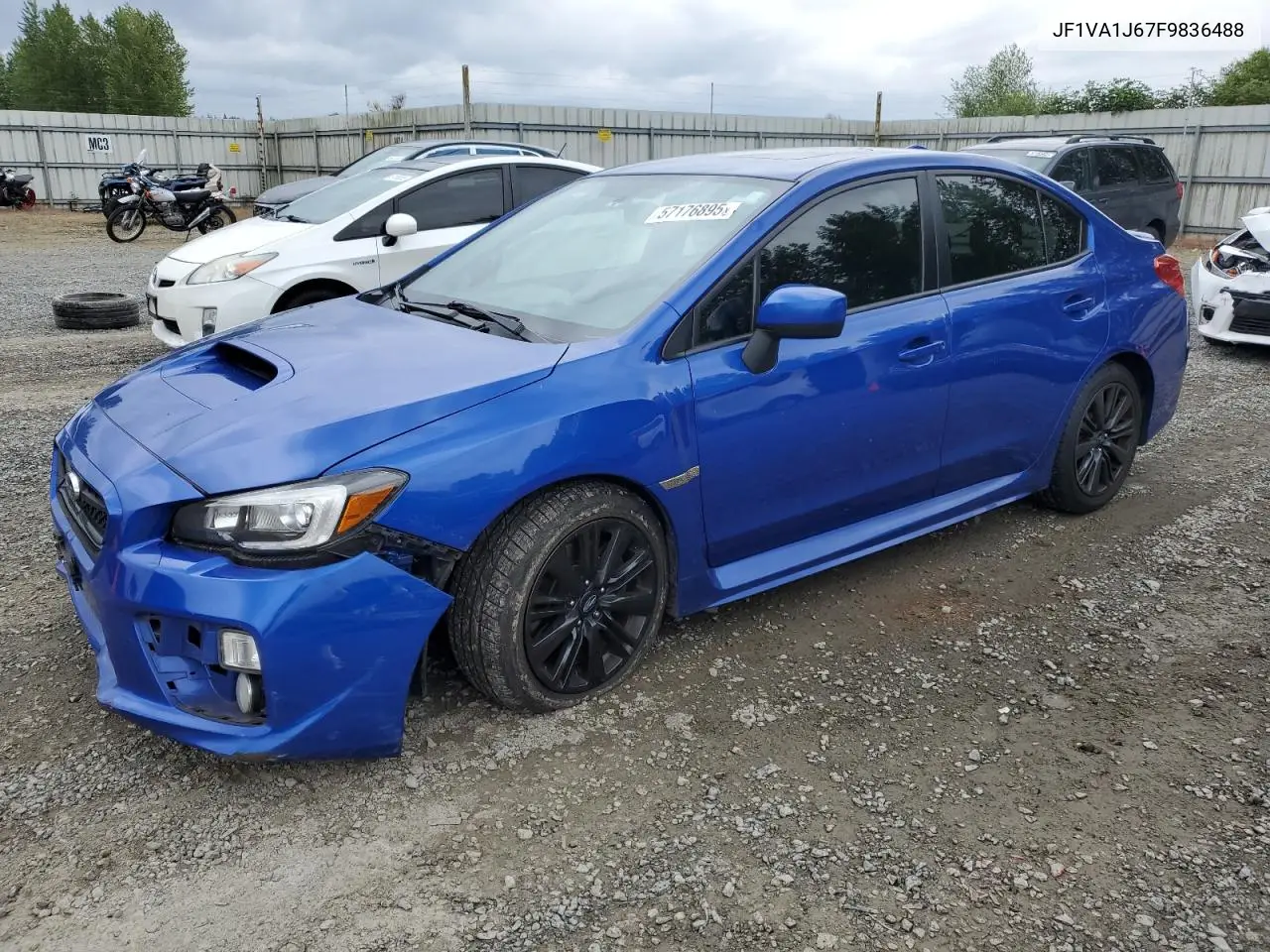 2015 Subaru Wrx Limited VIN: JF1VA1J67F9836488 Lot: 57176895