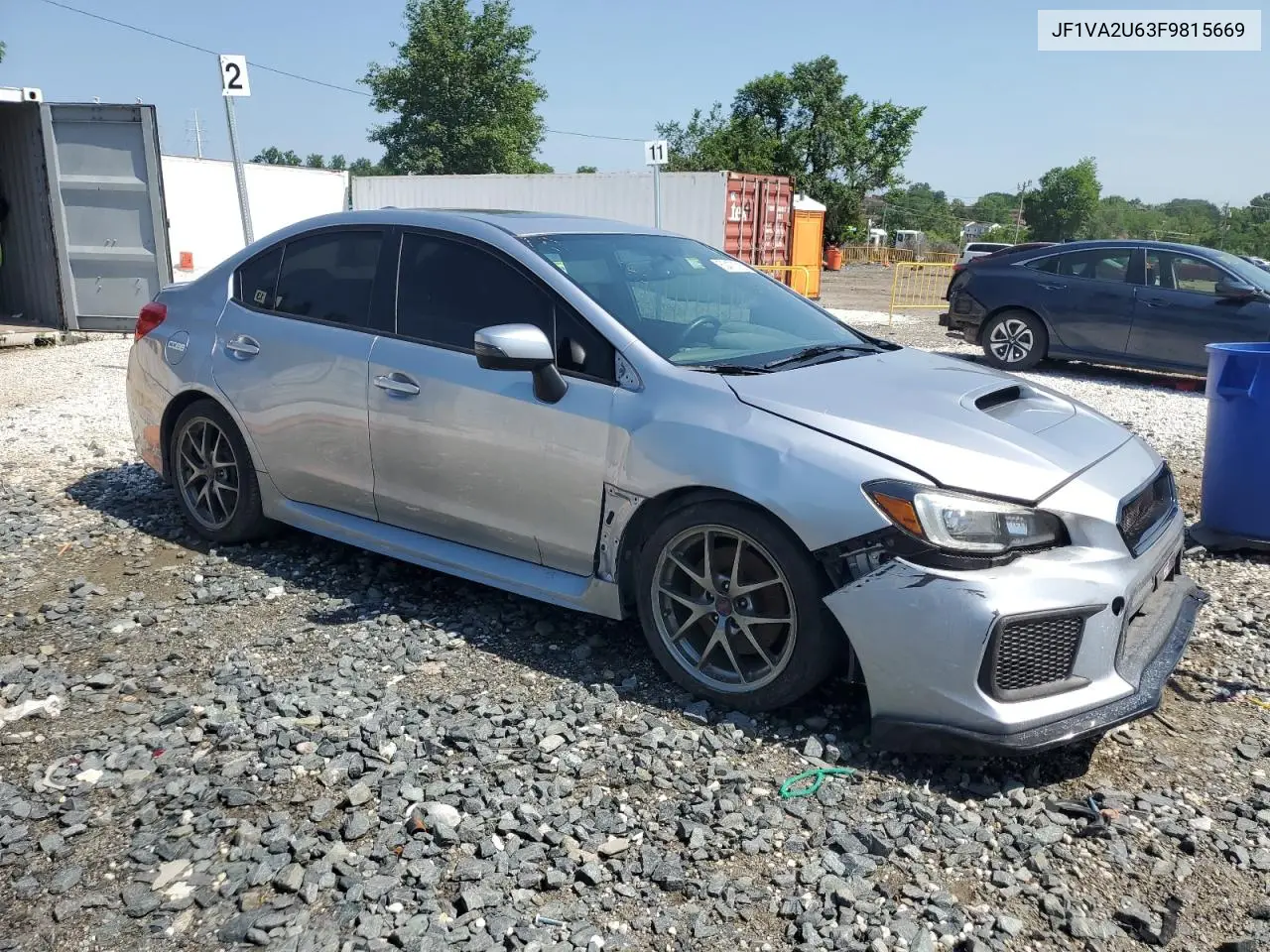 2015 Subaru Wrx Sti Limited VIN: JF1VA2U63F9815669 Lot: 62473315