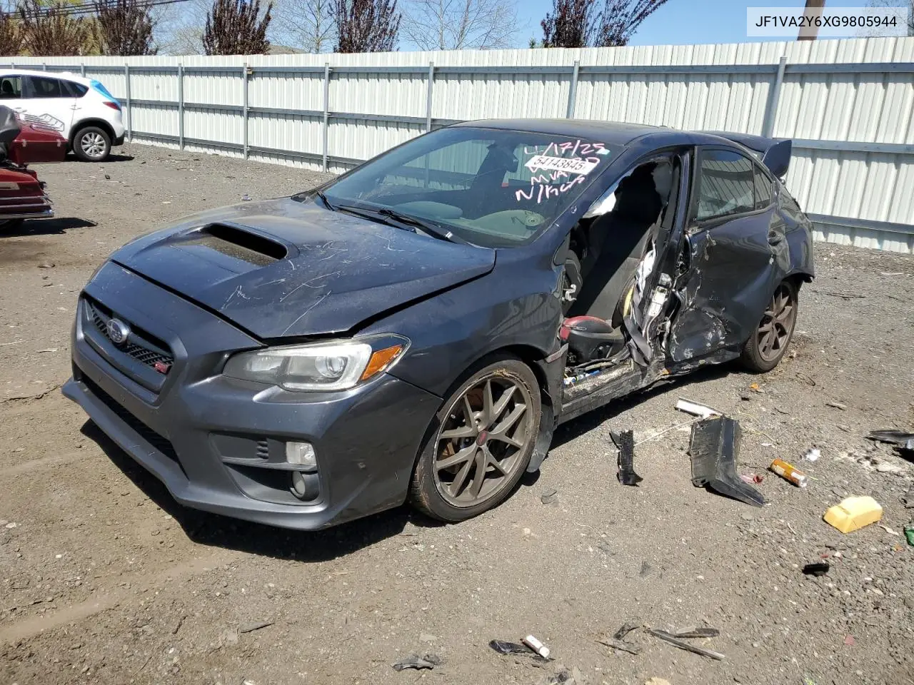 2016 Subaru Wrx Sti Limited VIN: JF1VA2Y6XG9805944 Lot: 54143845