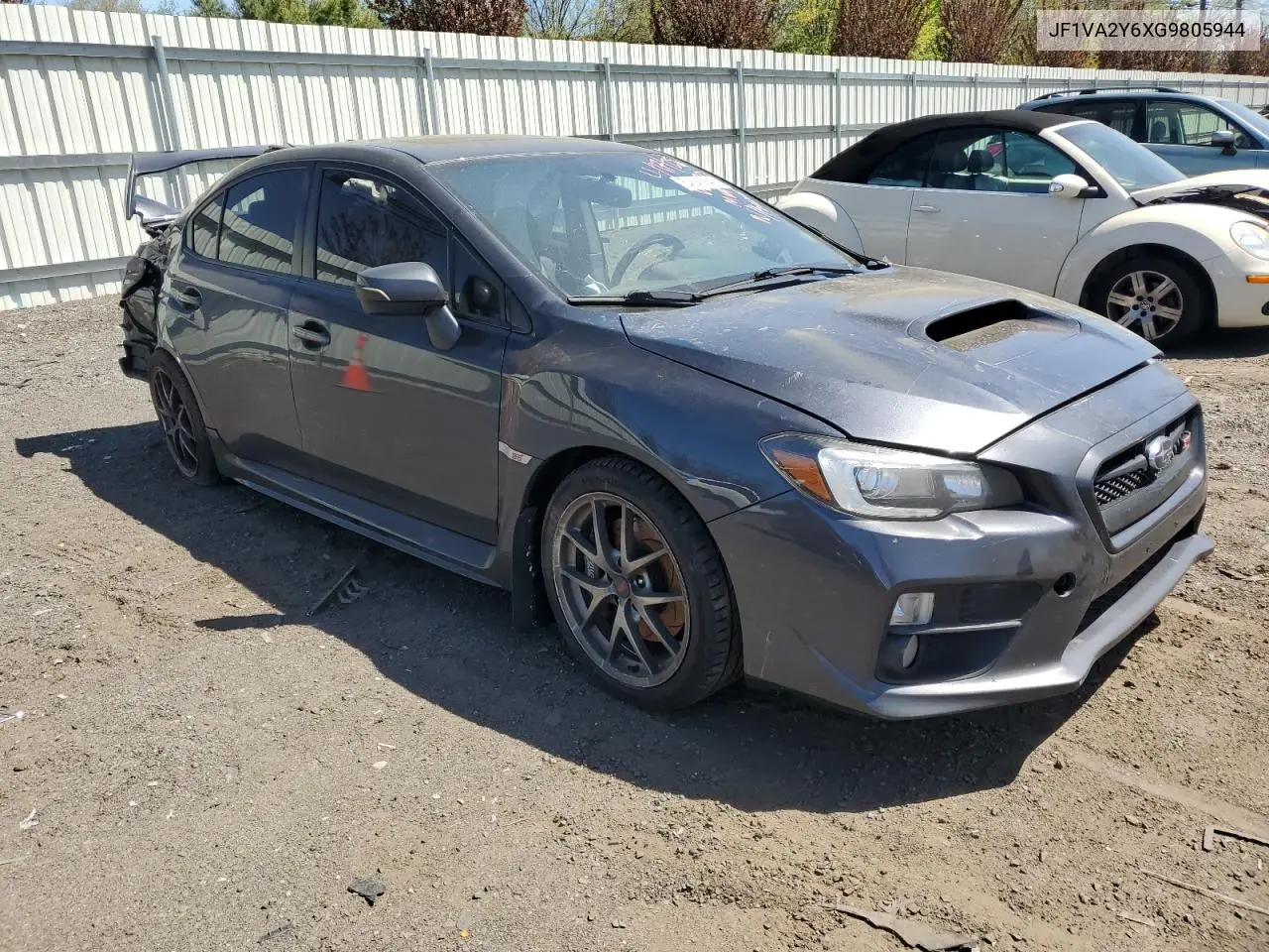 2016 Subaru Wrx Sti Limited VIN: JF1VA2Y6XG9805944 Lot: 54143845