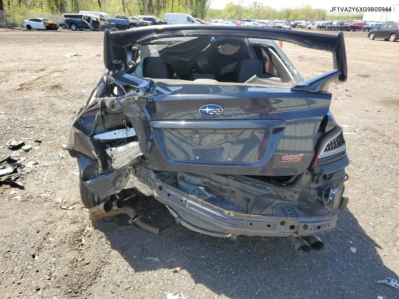 2016 Subaru Wrx Sti Limited VIN: JF1VA2Y6XG9805944 Lot: 54143845
