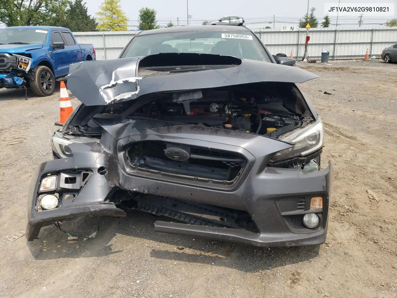 2016 Subaru Wrx Sti VIN: JF1VA2V62G9810821 Lot: 58758955