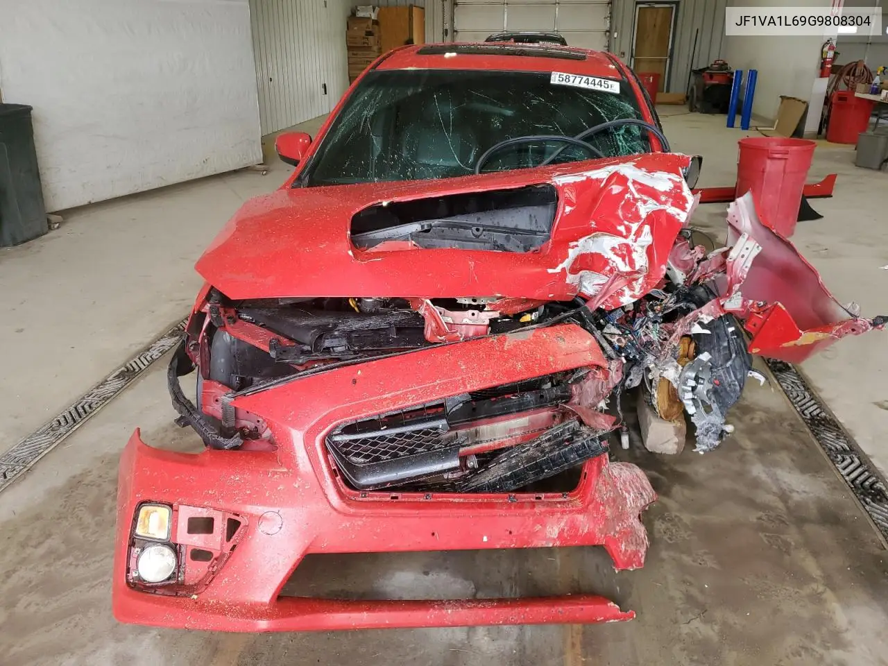 2016 Subaru Wrx Limited VIN: JF1VA1L69G9808304 Lot: 58774445