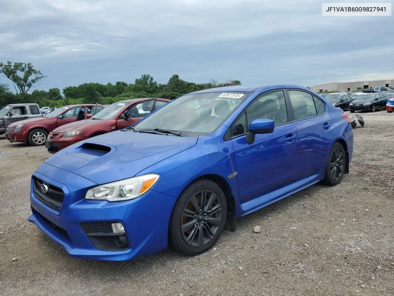 2016 Subaru Wrx VIN: JF1VA1B60G9827941 Lot: 62927515