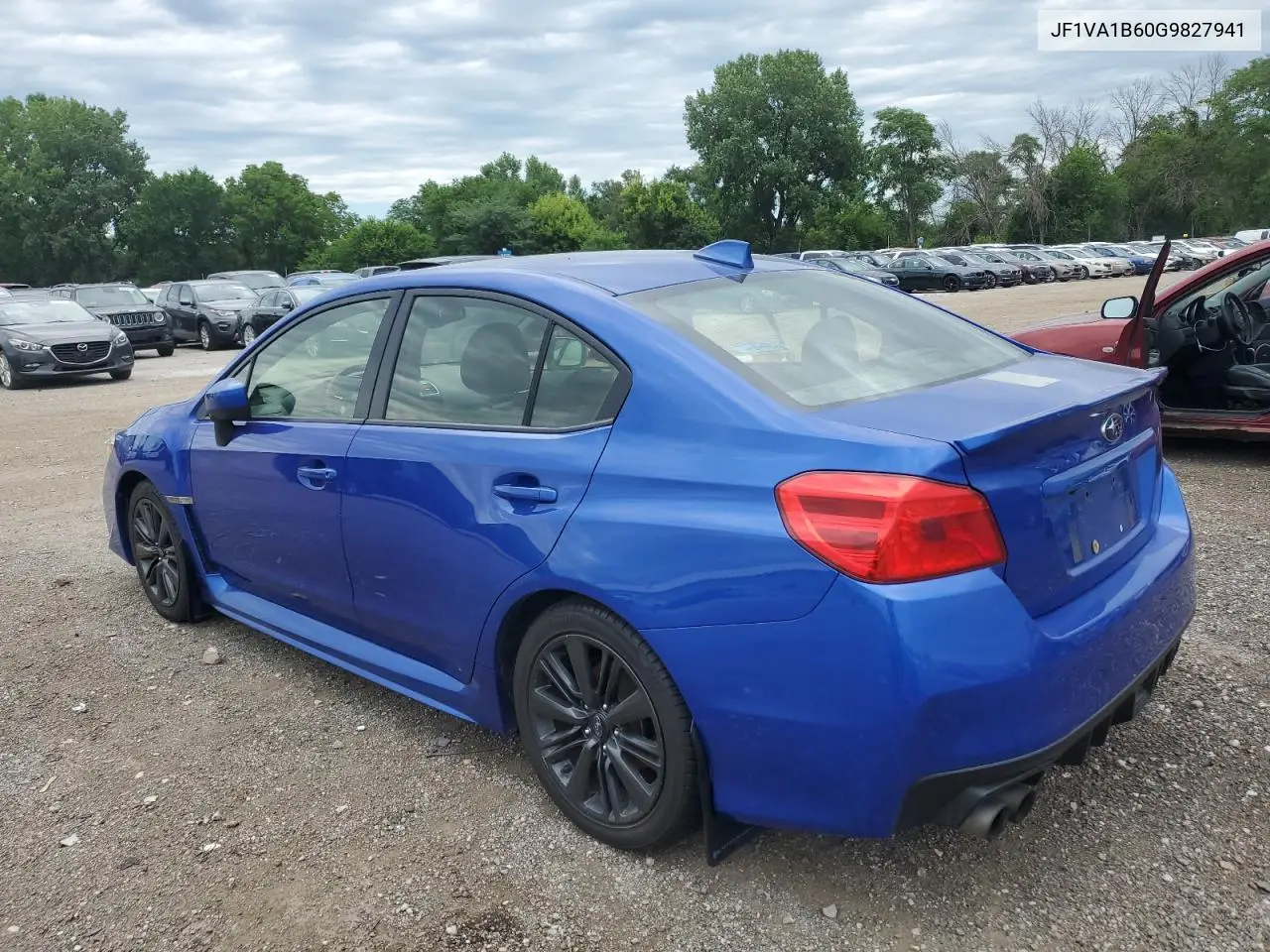 2016 Subaru Wrx VIN: JF1VA1B60G9827941 Lot: 62927515