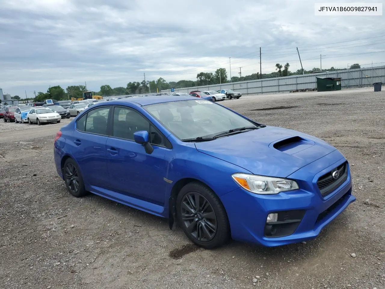 2016 Subaru Wrx VIN: JF1VA1B60G9827941 Lot: 62927515