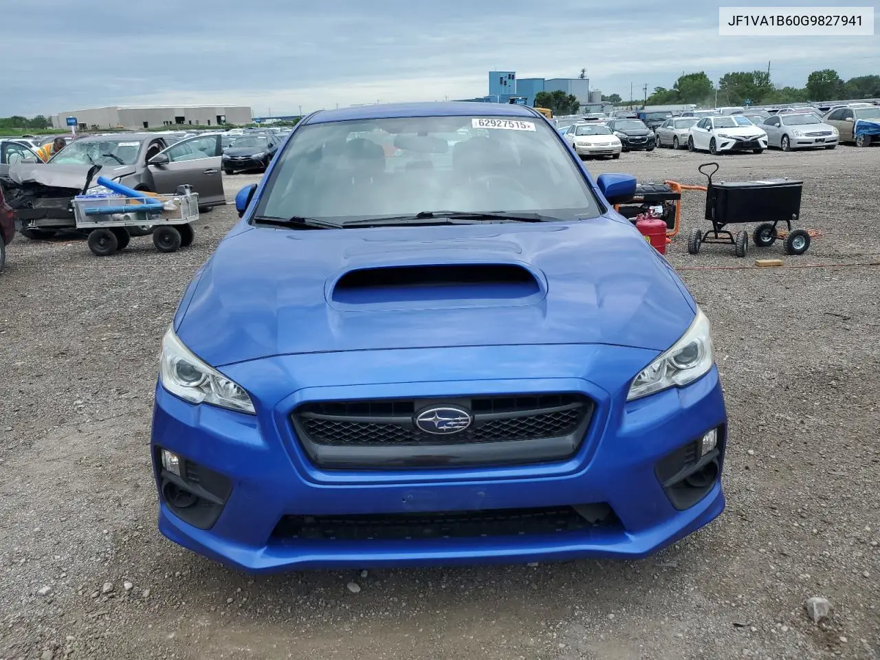 2016 Subaru Wrx VIN: JF1VA1B60G9827941 Lot: 62927515