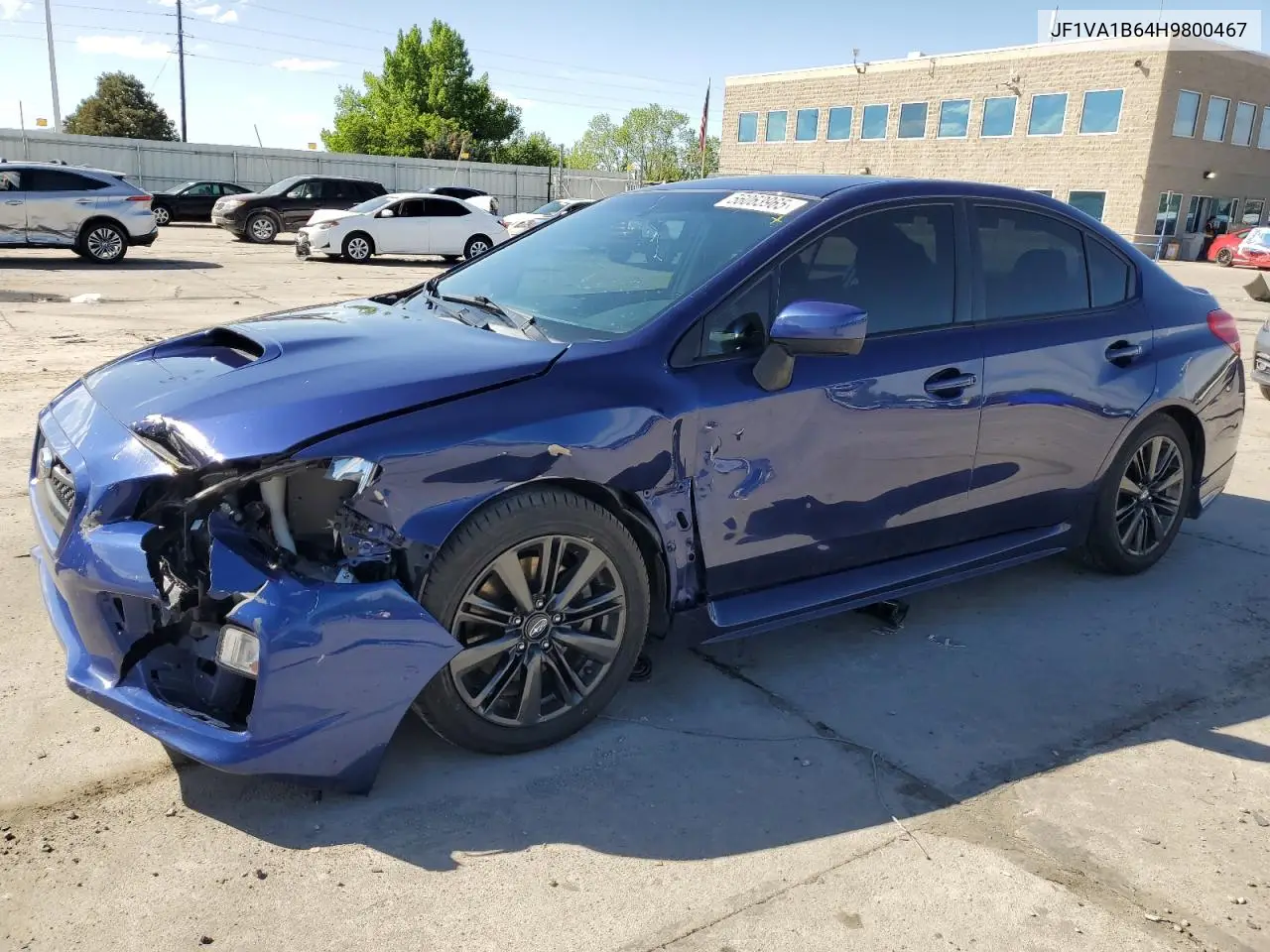 2017 Subaru Wrx VIN: JF1VA1B64H9800467 Lot: 56063965