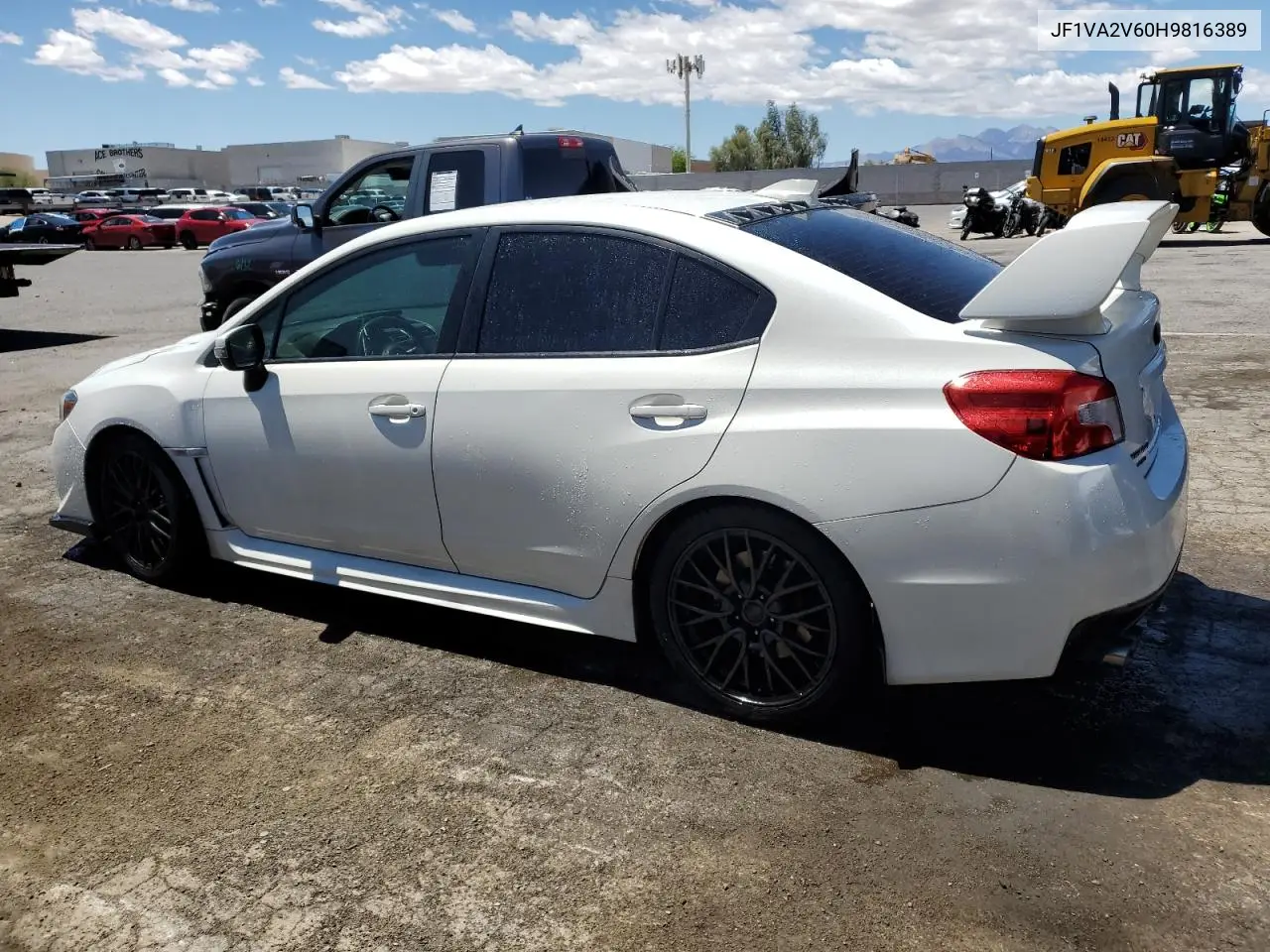 2017 Subaru Wrx Sti VIN: JF1VA2V60H9816389 Lot: 56967855