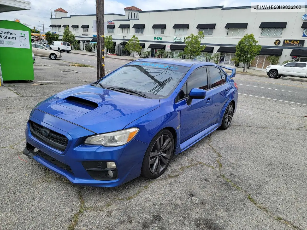 2017 Subaru Wrx Premium VIN: JF1VA1E60H9836362 Lot: 57356985