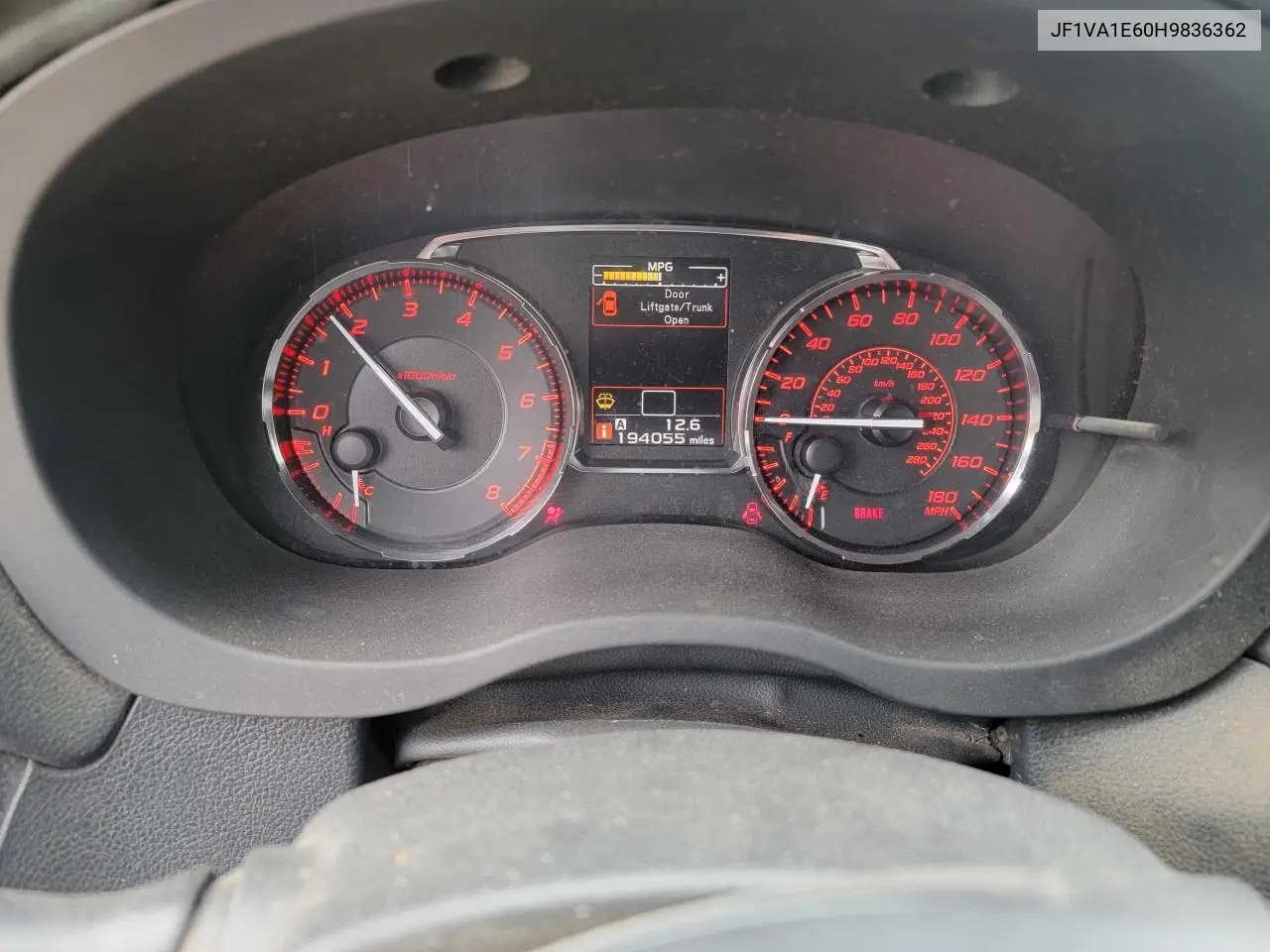 2017 Subaru Wrx Premium VIN: JF1VA1E60H9836362 Lot: 57356985