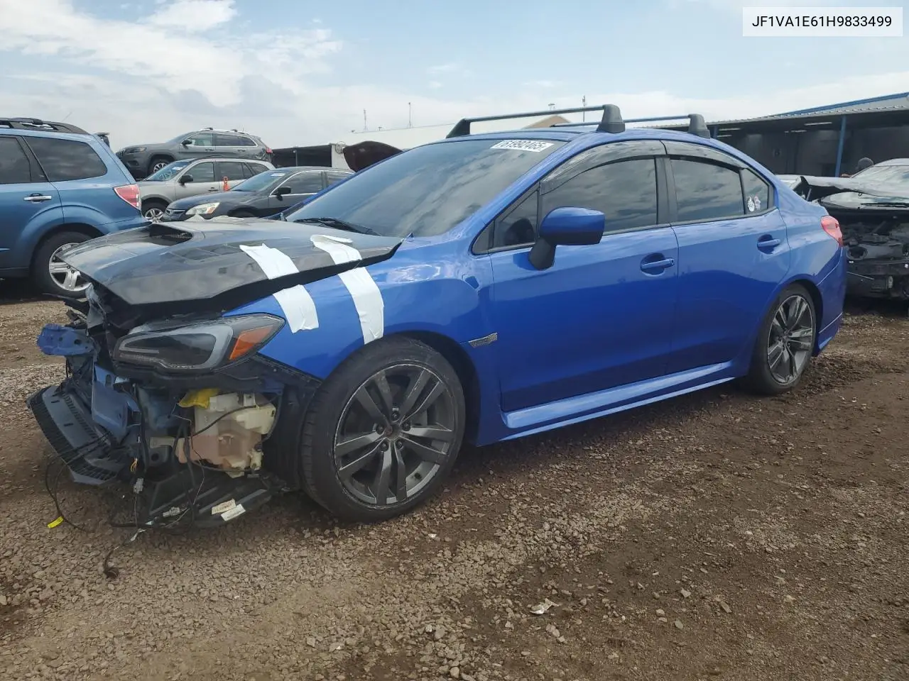 2017 Subaru Wrx Premium VIN: JF1VA1E61H9833499 Lot: 61992465