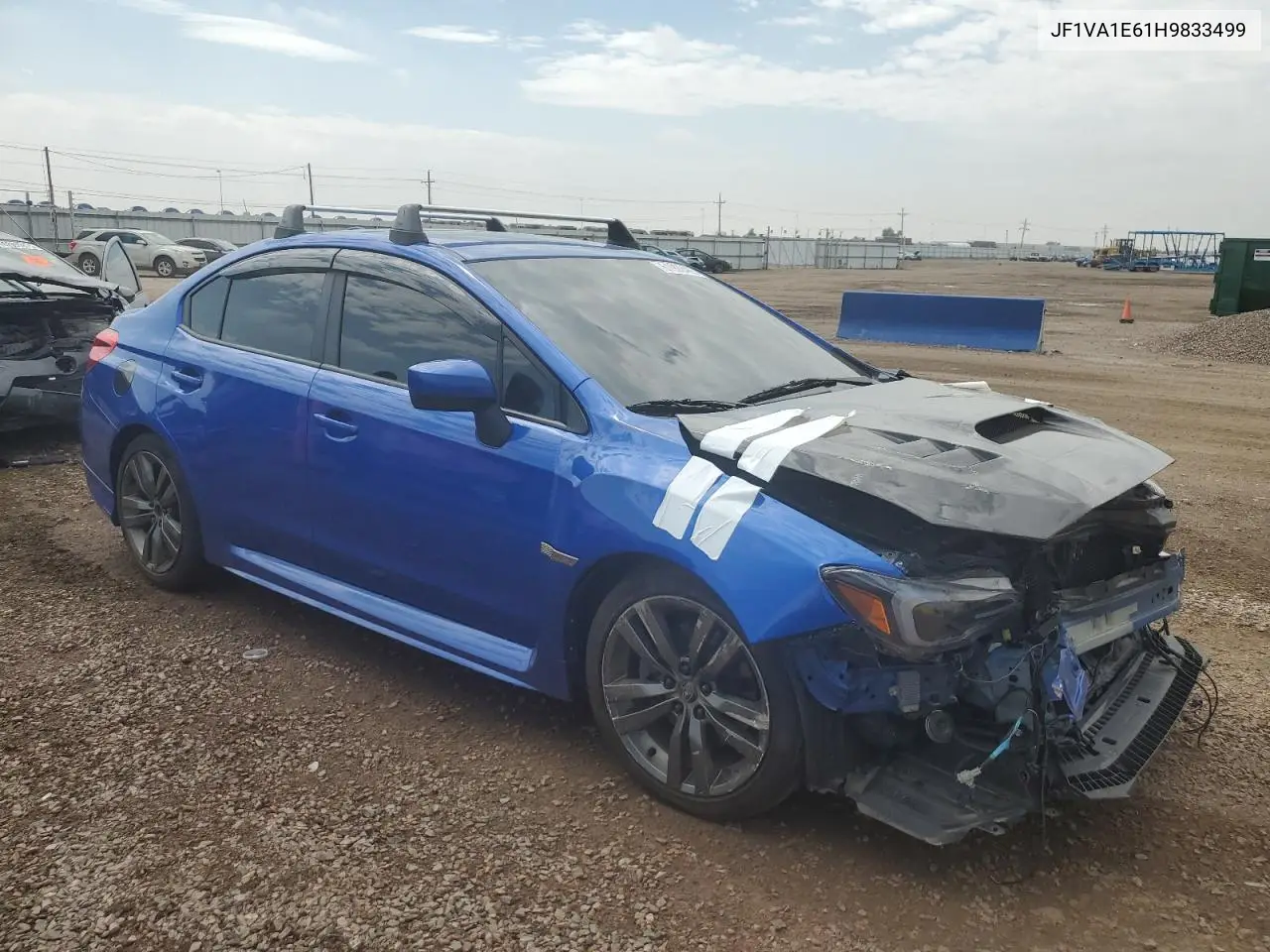 2017 Subaru Wrx Premium VIN: JF1VA1E61H9833499 Lot: 61992465