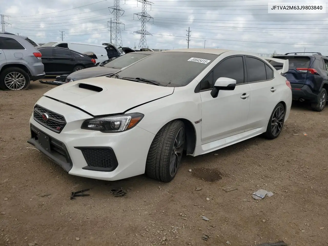 2018 Subaru Wrx Sti VIN: JF1VA2M63J9803840 Lot: 55645415