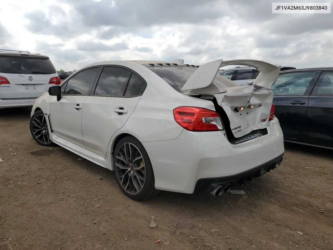 2018 Subaru Wrx Sti VIN: JF1VA2M63J9803840 Lot: 55645415