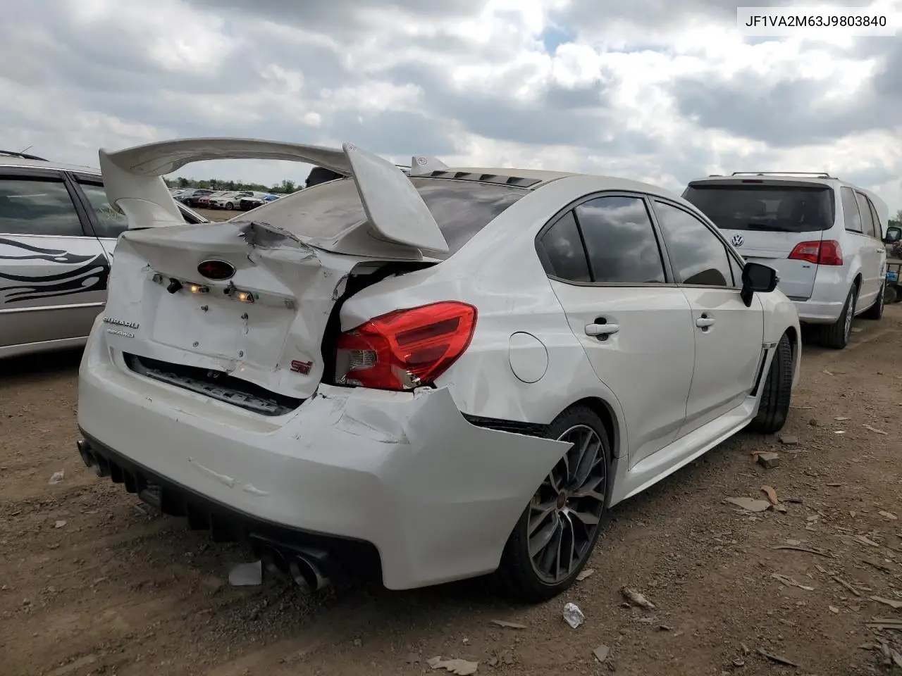 2018 Subaru Wrx Sti VIN: JF1VA2M63J9803840 Lot: 55645415