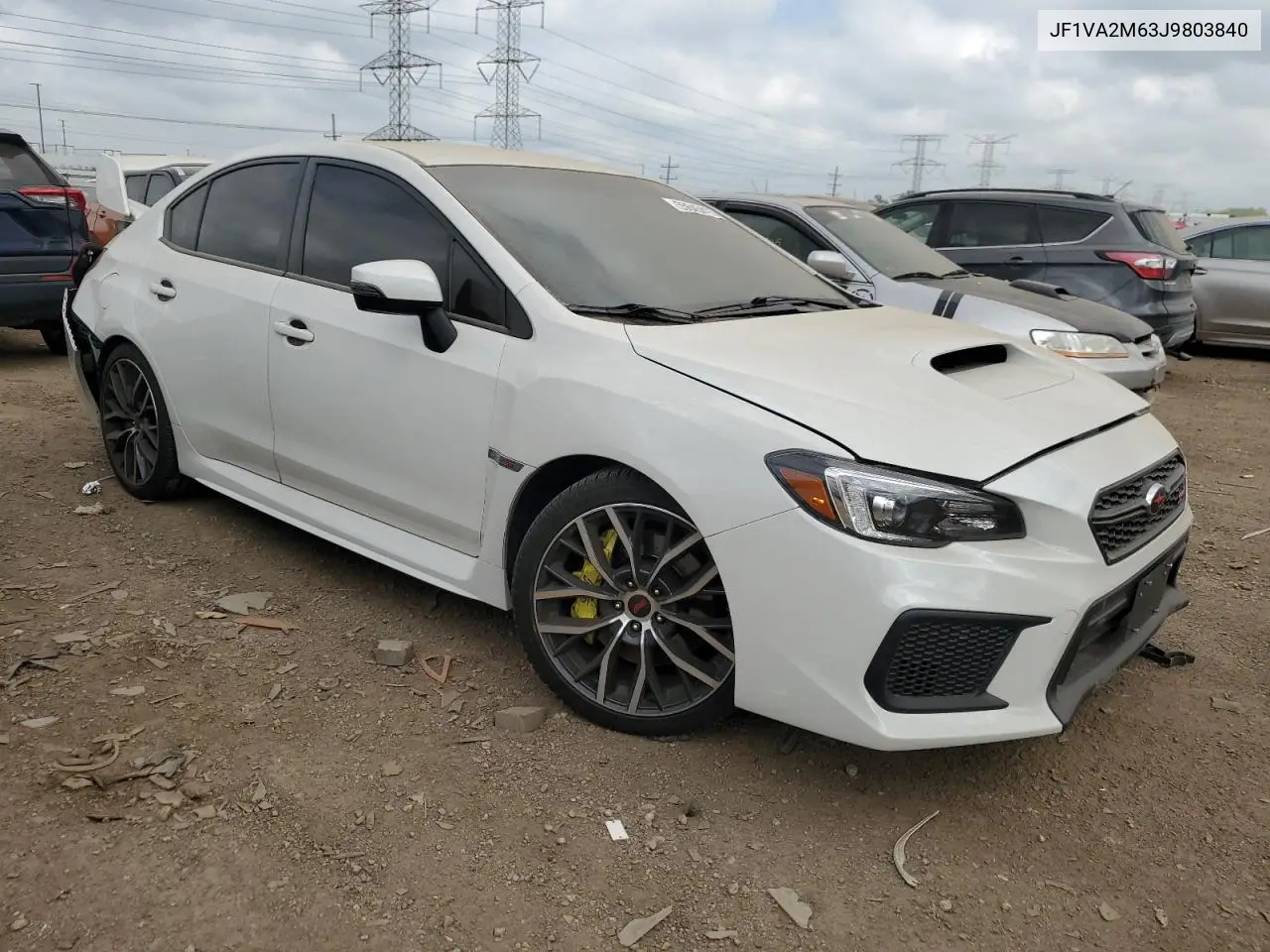 2018 Subaru Wrx Sti VIN: JF1VA2M63J9803840 Lot: 55645415