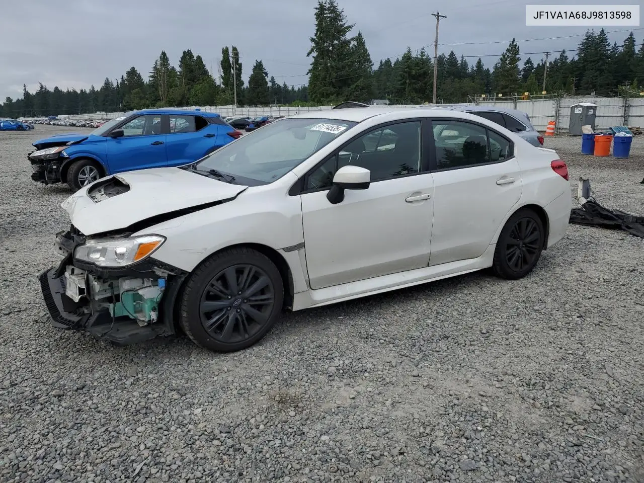 2018 Subaru Wrx VIN: JF1VA1A68J9813598 Lot: 61714535