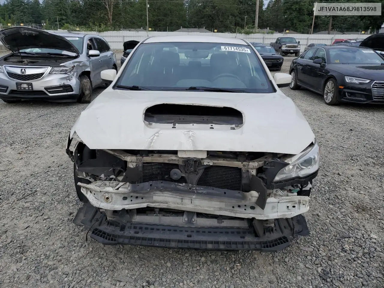 2018 Subaru Wrx VIN: JF1VA1A68J9813598 Lot: 61714535