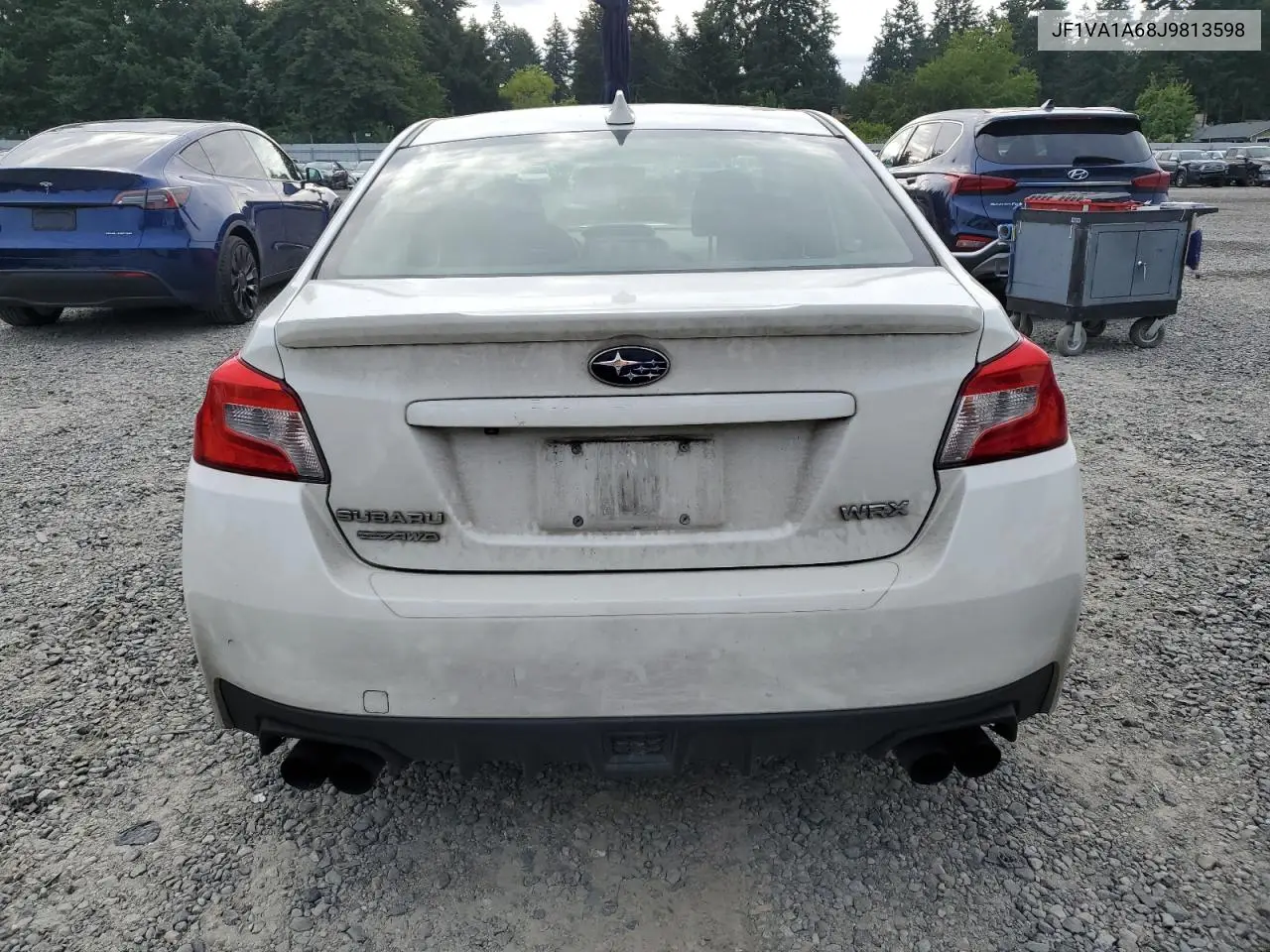 2018 Subaru Wrx VIN: JF1VA1A68J9813598 Lot: 61714535