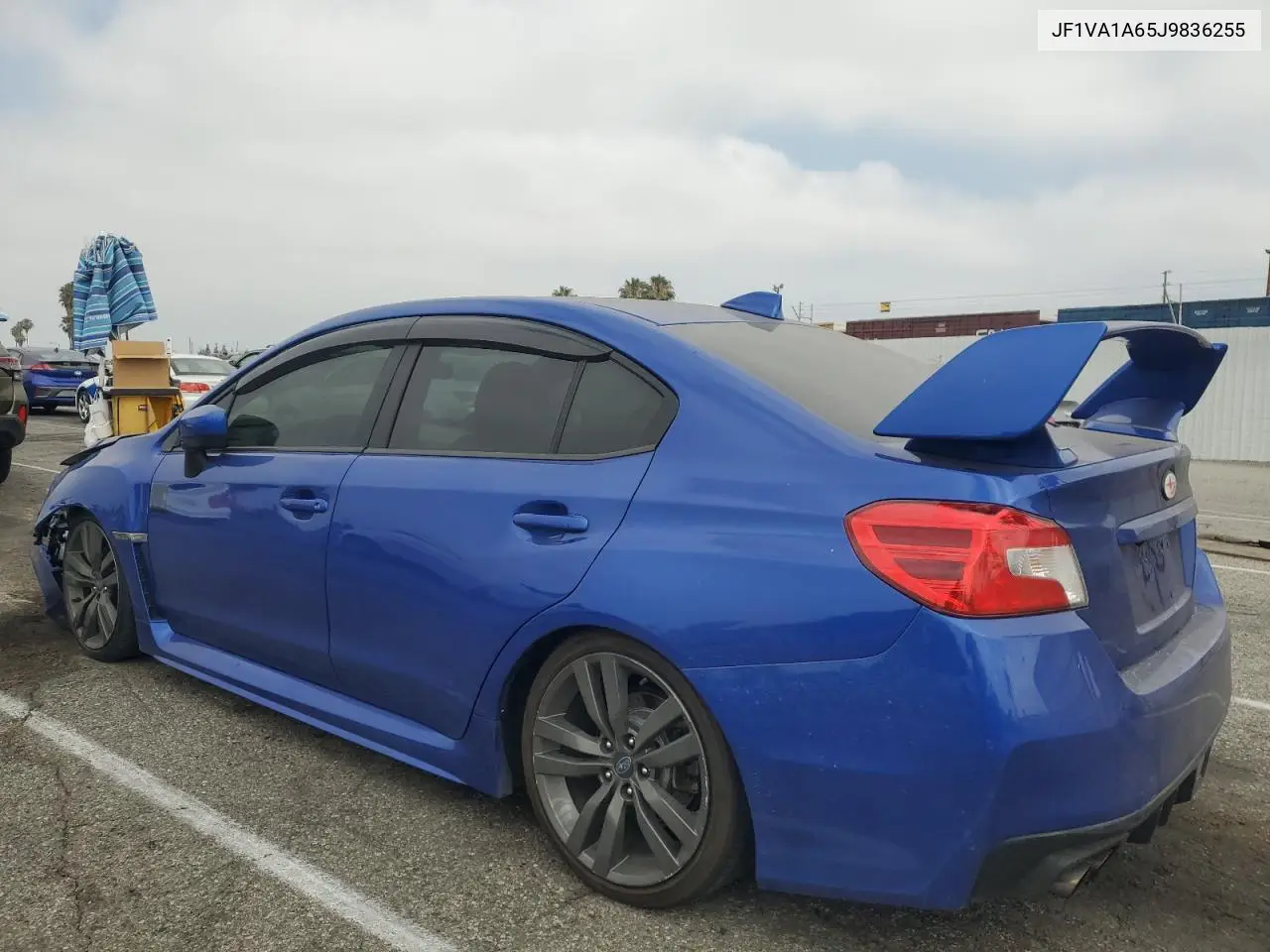 2018 Subaru Wrx VIN: JF1VA1A65J9836255 Lot: 62312005