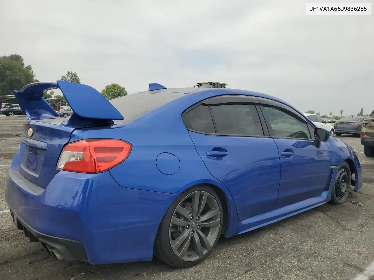 2018 Subaru Wrx VIN: JF1VA1A65J9836255 Lot: 62312005