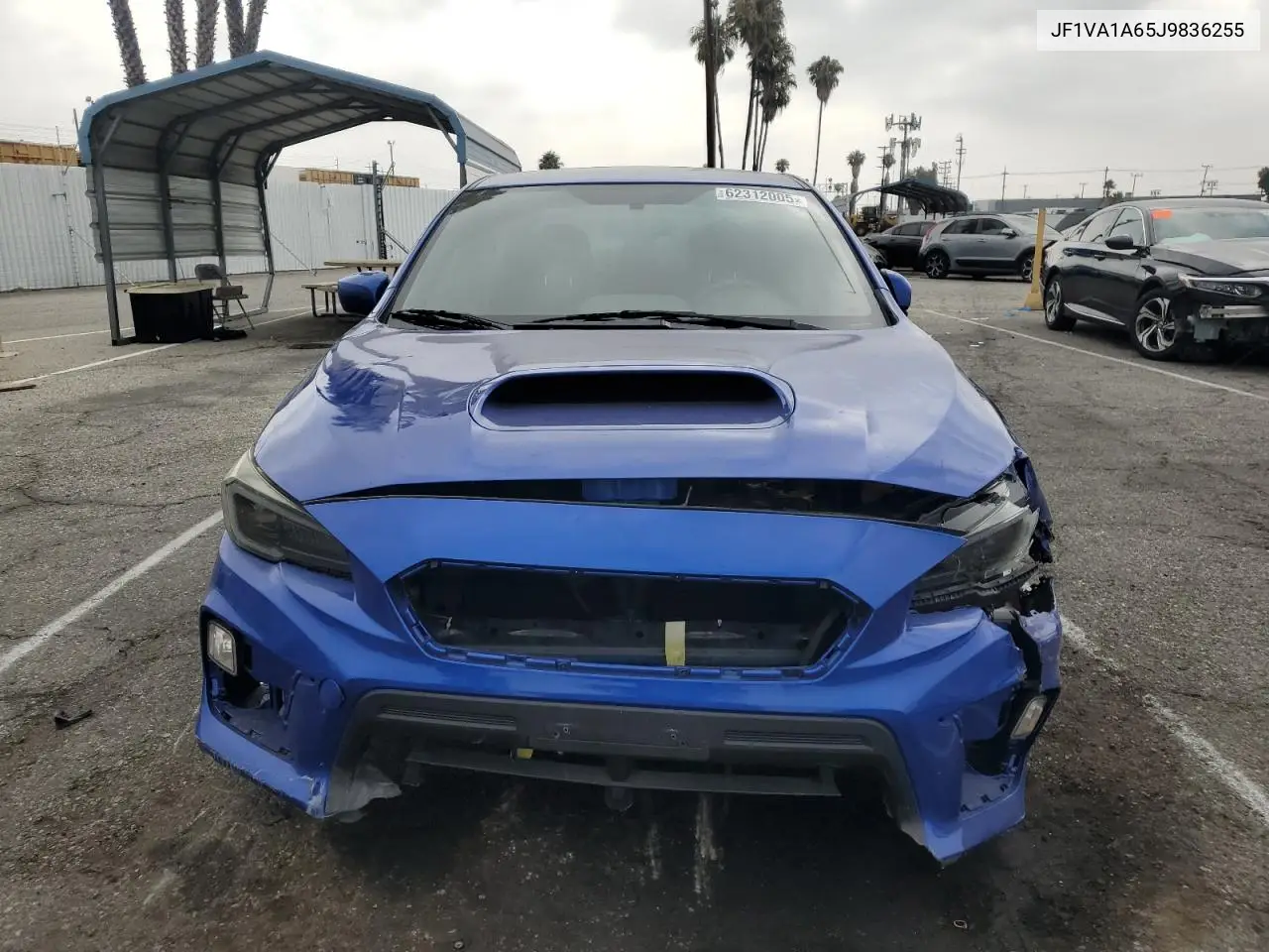 2018 Subaru Wrx VIN: JF1VA1A65J9836255 Lot: 62312005