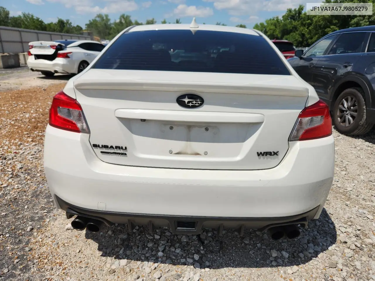 2018 Subaru Wrx VIN: JF1VA1A67J9805279 Lot: 62995255