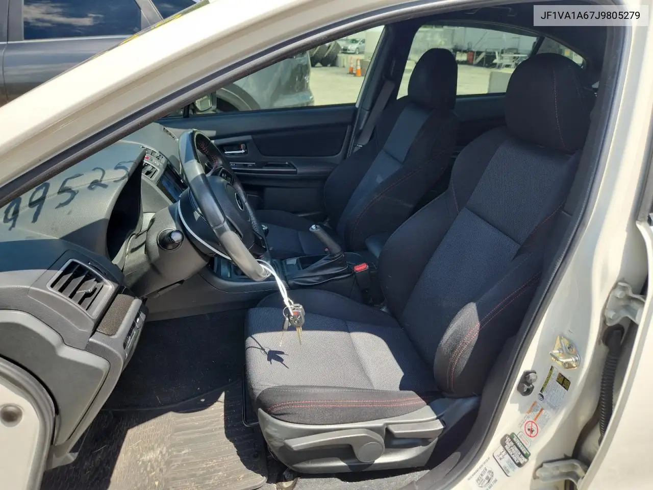 2018 Subaru Wrx VIN: JF1VA1A67J9805279 Lot: 62995255