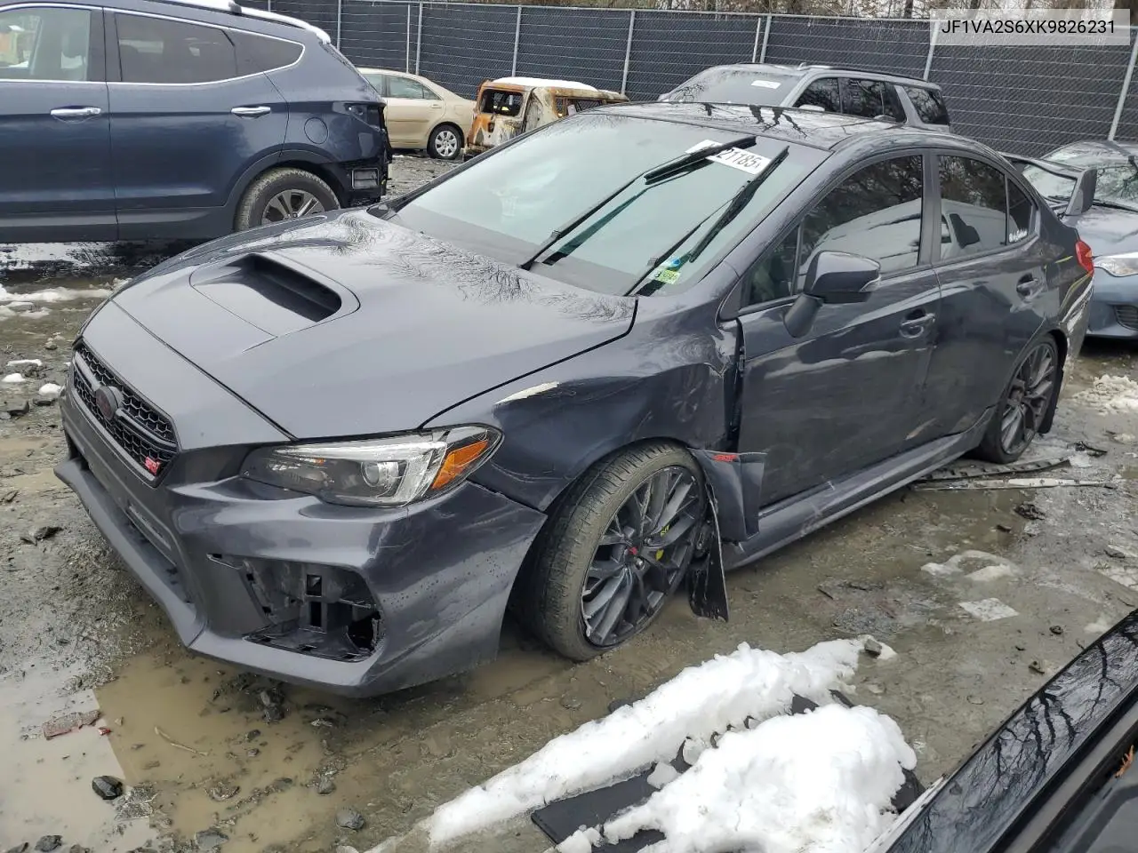 2019 Subaru Wrx Sti VIN: JF1VA2S6XK9826231 Lot: 45321185