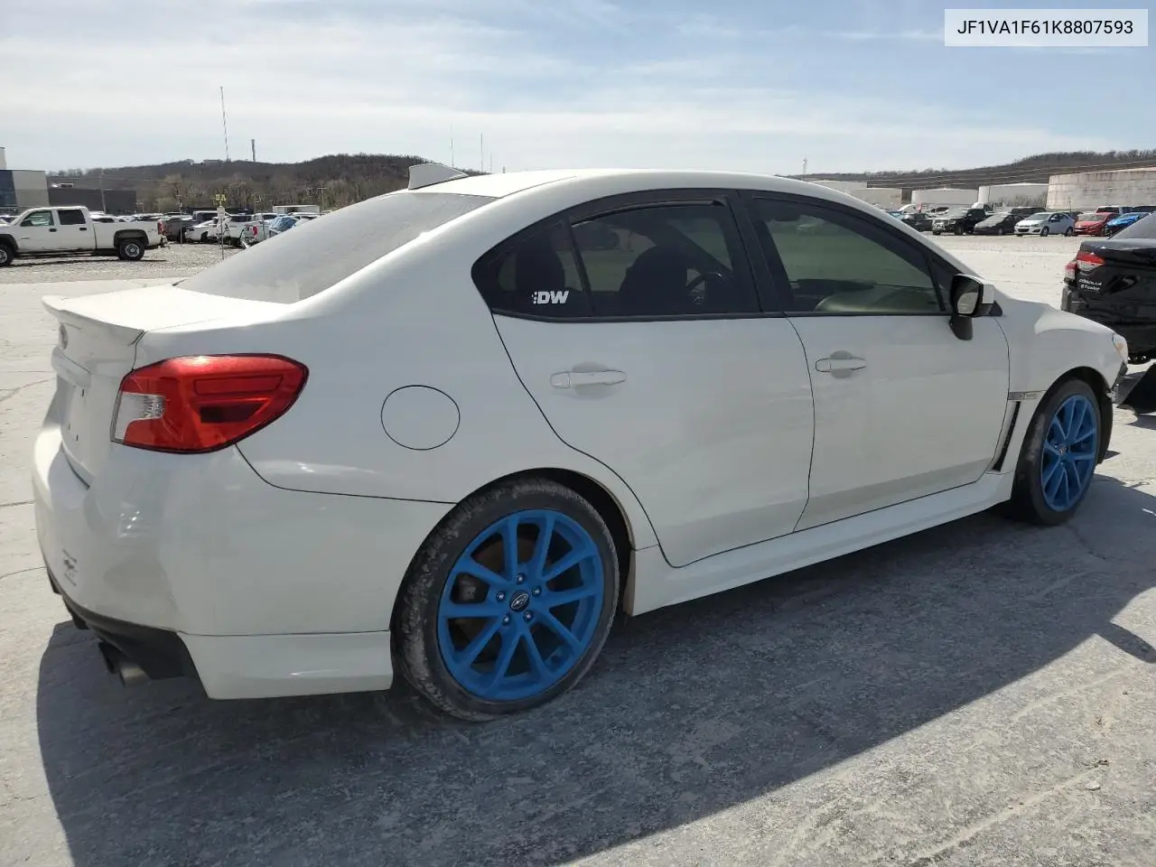 2019 Subaru Wrx Premium VIN: JF1VA1F61K8807593 Lot: 50351385