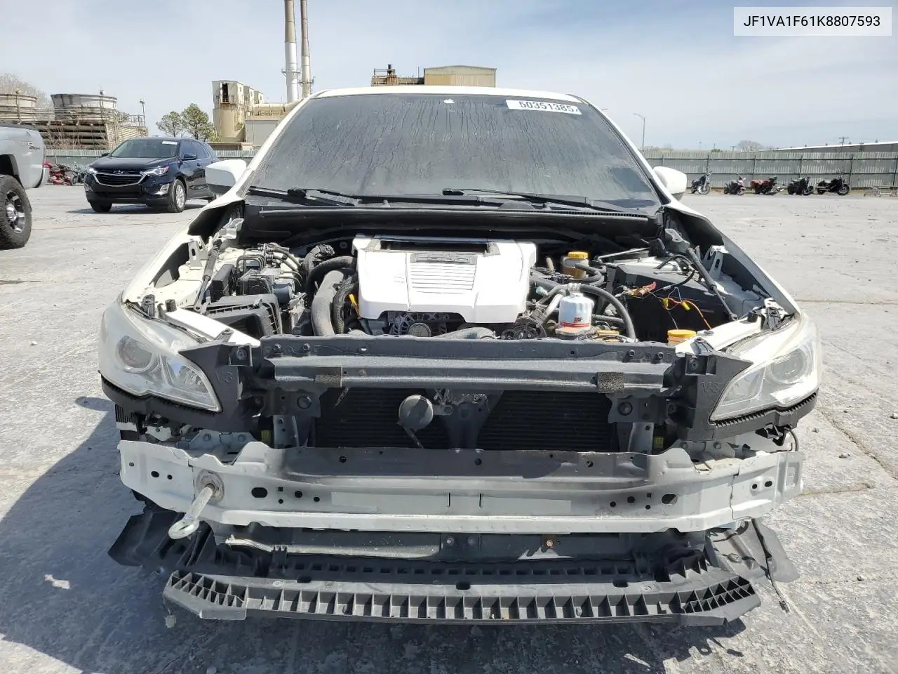 2019 Subaru Wrx Premium VIN: JF1VA1F61K8807593 Lot: 50351385