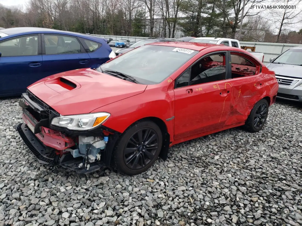 2019 Subaru Wrx VIN: JF1VA1A64K9809081 Lot: 52586815