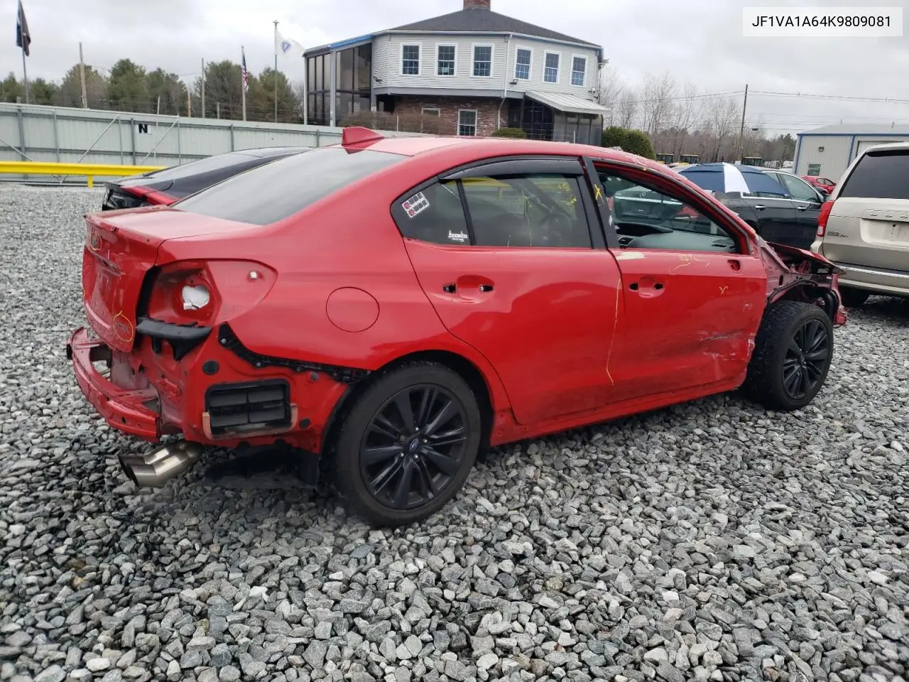 2019 Subaru Wrx VIN: JF1VA1A64K9809081 Lot: 52586815